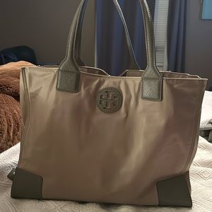 Tory Burch, foldable canvas tote